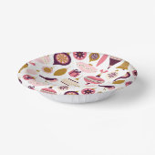 Weihnachtsfeiertag Vintag Retro Dekorationen Baubl Pappteller (Gewinkelt)