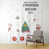 Weihnachtsfeiertag Wandteppich (Beispiel)