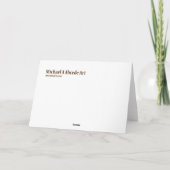 Weihnachtsfeiertag Weihnachten mit GPS-Karte Karte (Rückseite)