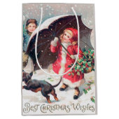 Weihnachtsfeiertag Weihnachten Mittlere Geschenktüte (Vorderseite)