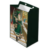 Weihnachtsfeiertag Weihnachten Mittlere Geschenktüte (Vorderseite Schrägansicht)