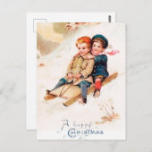 Weihnachtsfeiertag Weihnachten Postkarte (Vorne/Hinten)