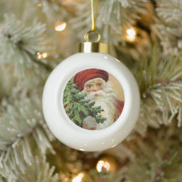 Weihnachtsfeiertag Weihnachten Schneeflocken Keramik Kugel-Ornament