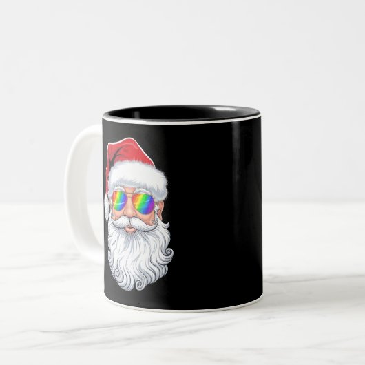 Weihnachtsfeiertag Weihnachten Weihnachten Weihnac Zweifarbige Tasse (Vorderseite Links)
