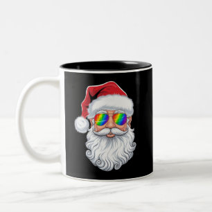 Weihnachtsfeiertag Weihnachten Weihnachten Weihnac Zweifarbige Tasse