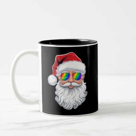 Weihnachtsfeiertag Weihnachten Weihnachten Weihnac Zweifarbige Tasse (Links)