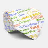 Weihnachtsfeiertag Weihnachten Xmas Carol Krawatte (Gerollt)
