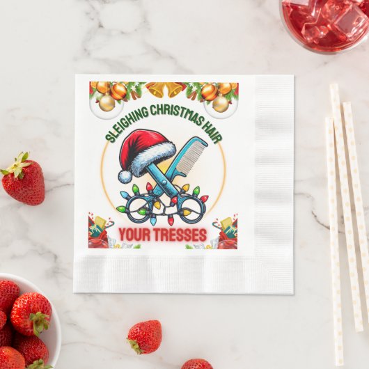 Weihnachtsfeiertag Weihnachtsfeier Serviette (Beispiel)