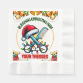 Weihnachtsfeiertag Weihnachtsfeier Serviette (Vorderseite)