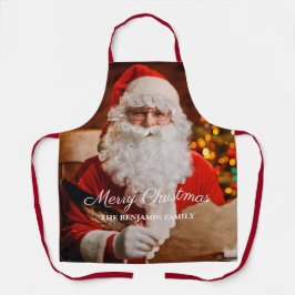 Weihnachtsfeiertag Weihnachtsmann Jolly Persönlich Schürze