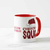 Weihnachtsfeiertag Weihnachtsmannmütze Weihnachtsf Tasse (VorderseiteRechts)