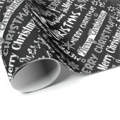 Weihnachtsfeiertag, Weihnachtsmuster Geschenkpapier (Rolleneckpunkt)