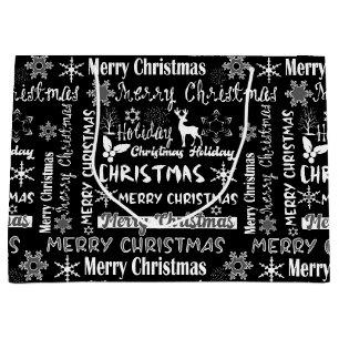 Weihnachtsfeiertag, Weihnachtsmuster Große Geschenktüte