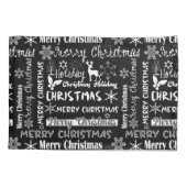 Weihnachtsfeiertag, Weihnachtsmuster Kissenbezug (Rückseite)