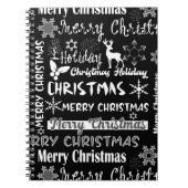 Weihnachtsfeiertag, Weihnachtsmuster Notizblock (Vorderseite)