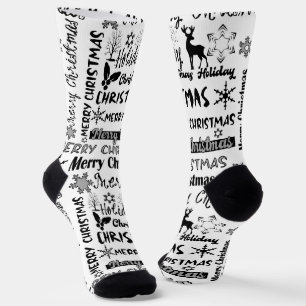 Weihnachtsfeiertag, Weihnachtsmuster Socken