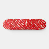 Weihnachtsfeiertag, Weihnachtsmuster, Winter Skateboard (Horizontal)
