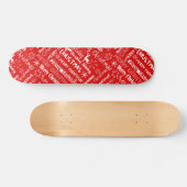 Weihnachtsfeiertag, Weihnachtsmuster, Winter Skateboard (Horizontal)