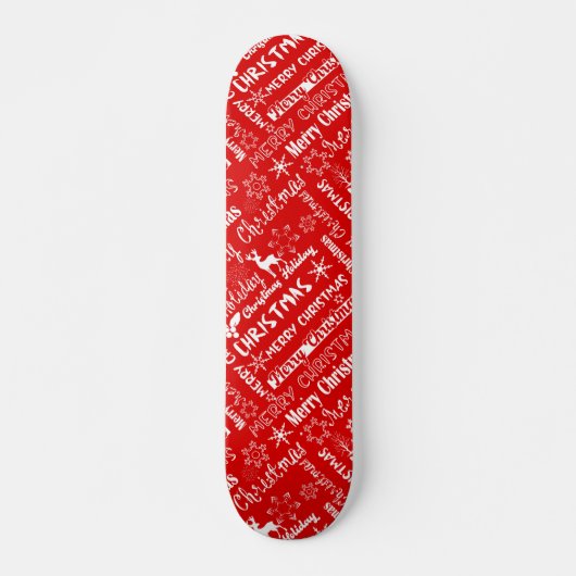 Weihnachtsfeiertag, Weihnachtsmuster, Winter Skateboard (Vorne)