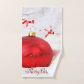 Weihnachtsfeiertag - Weihnachtsschmuck Badhandtuch Set (Handtuch)