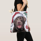 Weihnachtsfeiertag Weihnachtsschokolade Labrador T Tasche (Von Nahem)