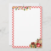 Weihnachtsfeiertag Western Holiday Hoedown Weihnac Einladung (Rückseite)