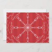 Weihnachtsfeiertag Whimsical Foto Einladung (Rückseite)