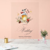 Weihnachtsfeiertag - Willkommen Acrylschild (Hochzeit)