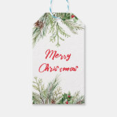 Weihnachtsfeiertag Wohngestaltung Geschenkanhänger (Vorderseite)