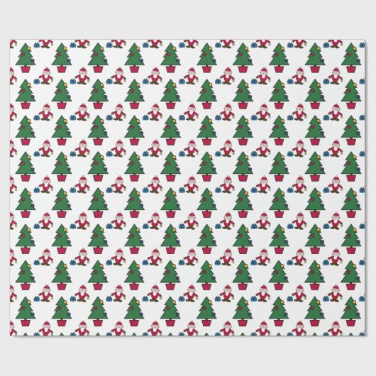Weihnachtsfeiertag - Wrapping Paper Geschenkpapier (Flach)