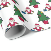 Weihnachtsfeiertag - Wrapping Paper Geschenkpapier (Rolleneckpunkt)