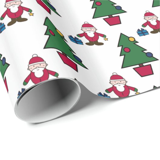 Weihnachtsfeiertag - Wrapping Paper Geschenkpapier (Rolleneckpunkt)