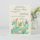 Weihnachtsfeiertag - Wüste Südwesten Einladung (Stehend Vorderseite)