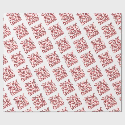 Weihnachtsfeiertag - Zitat  Geschenkpapier (Flach)