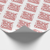 Weihnachtsfeiertag - Zitat Geschenkpapier (Ecke)