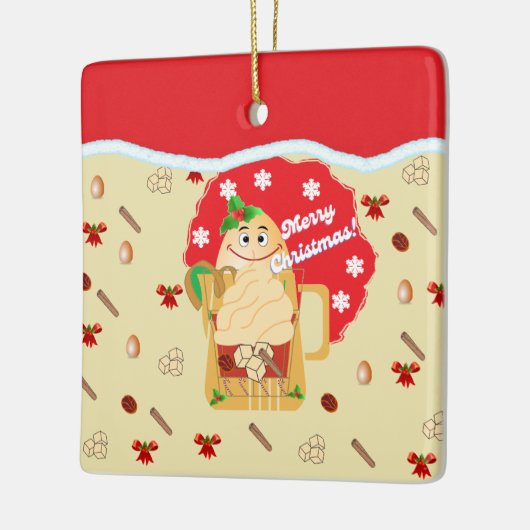 Weihnachtsfeiertage 2024 keramikornament (Links)