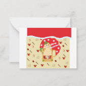 Weihnachtsfeiertage 2024 mitteilungskarte (Rückseite)