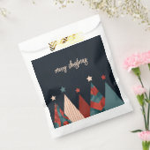 Weihnachtsfeiertage abstraktes Retrodesign Geschenktütchen (Versiegelt)