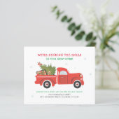 Weihnachtsfeiertage Ankündigung (Stehend Vorderseite)