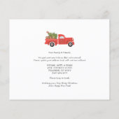 Weihnachtsfeiertage Ankündigung (Rückseite)