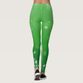 Weihnachtsfeiertage Ästhetik Shinzon Star Green Leggings (Rückseite)
