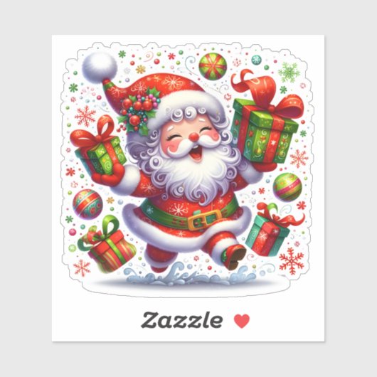 Weihnachtsfeiertage Aufkleber (Blatt)