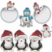 Weihnachtsfeiertage Aufkleber (Vorderseite)
