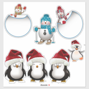 Weihnachtsfeiertage Aufkleber