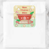 Weihnachtsfeiertage Baking Custom Stickers (Tasche)