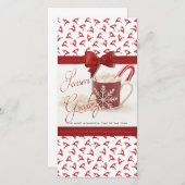 Weihnachtsfeiertage, beste Zeit des Jahres Feiertagskarte (Vorne/Hinten)