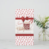 Weihnachtsfeiertage, beste Zeit des Jahres Feiertagskarte (Stehend Vorderseite)