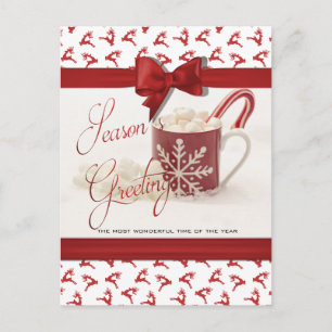 Weihnachtsfeiertage, beste Zeit des Jahres Feiertagspostkarte