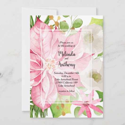 Weihnachtsfeiertage Blumenladen (Vorderseite)