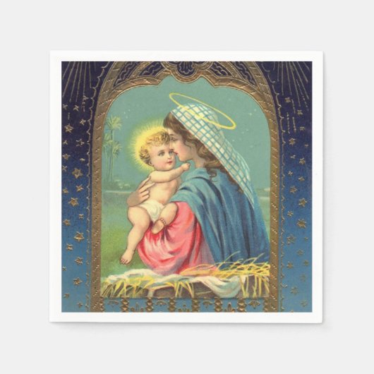 Weihnachtsfeiertage-Bühnenpapierserie Serviette (Vorderseite)